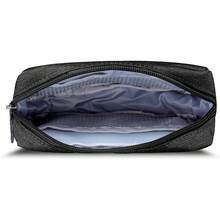 DCVU-Bolsa pequeña de lona con cierre de, estuche de viaje para maquillaje, bolsa de cosméticos, accesorios electrónicos portátiles, organizar, pequeña bolsa para bolso ( 15cm x 10cm x 5cm)-CDBY - cuadriculado - Ver 7