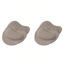 1-5 Pairs Soft Shock-Absorbing, Sweat-Absorbing, Anti-Slip Leather Forefoot Pads For High Heels, Suitable For Summer Sandals, Self-Adhesive Invisible Forefoot Pads - Apricot - View 12