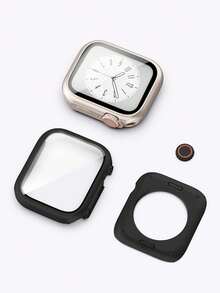 2入黑色星空硬邊保護殼，相容於 Ultra 3/2/1 系列 SE、S11/S10/S9/S8/7/S6/S5/S4/S3/S2/S1，防刮防撞，星空邊框（含螢幕保護貼），將標準錶款轉化為 Ultra 型號，適用 38mm 40mm 41mm 42mm 44mm 45mm 46mm 49mm，奢華時尚日常配件 - 黑色+星光色 - 查看 3