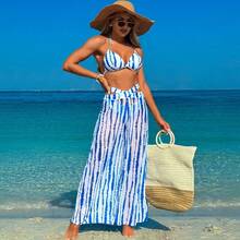 New 2026 Swimsuits For Adult Women, Three-Piece Hot Spring Bathing Suit, Bikini Bathing Suit. - 藍點套裝 - 查看 1