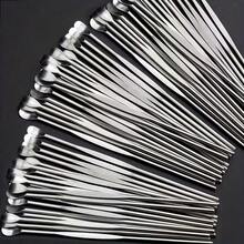 20 piezas Herramientas de acero inoxidable para la extracción de cera de los oídos, cuchara para la limpieza de oídos, kit de limpieza de oídos multifuncional antideslizante y portátil para el cuidado personal de la familia - Ver 10