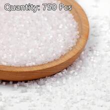 Aproximadamente 750 piezas de cuentas de vidrio de 2mm, cuentas para enhebrar para hacer joyas DIY, manualidades, decoración de bordados - Tubo de alambre de dibujo - Ver 17
