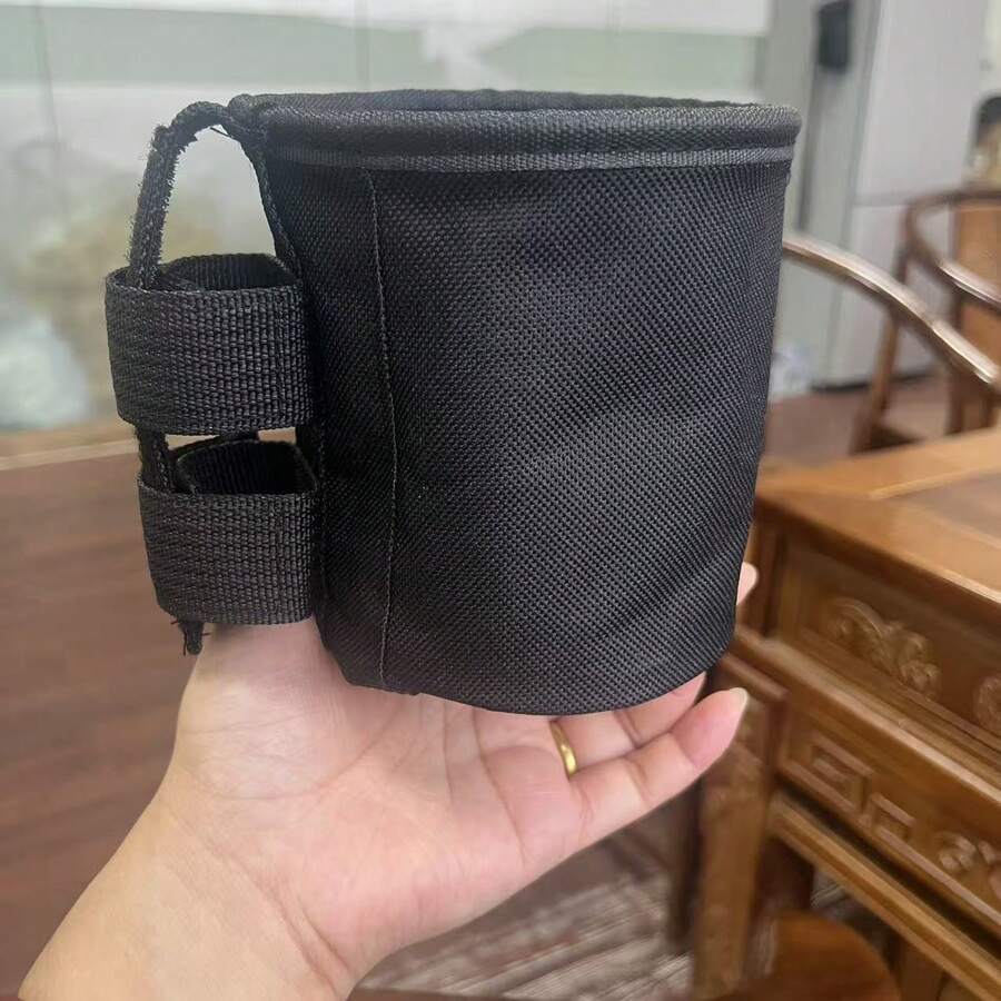 1pc Portable Cup Holder, Suitable For Outdoor, Beach Chair, Camping Chair, Beverage Rack, Universal Water Bottle Organizer - View 1