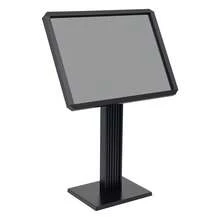 Adjustable Black Sign Holder Stand, Floor Standing Sign Holder, Aluminum Floor Menu Stand For Restaurants, Stores, Offices - A - View 6