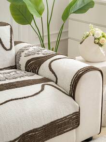 1 buah Sarung Sofa Gaya Bohemian, Bantal Sofa Desain Aneka Warna untuk Semua Musim, Alas Sofa Pelindung Ramah Hewan Peliharaan, Cocok untuk Sofa 1 Dudukan, 2 Dudukan, 3 Dudukan, dan 4 Dudukan - Coklat - View 8