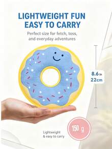 Interactive Dog Toys, Lightweight And Fun, Are Perfect For Outdoor Dog Walks, Training, And Pet Exercise. Made From Durable Polyester Fiber, They Can Be Used Indoors And Are Soft Enough For Dogs To Chew, Enhancing Close Interaction With Pets - Multicolor - View 2