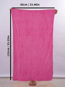 1/2/3 chiếc khăn nhỏ thêu hình dâu tây bằng vải lông san hô (13.38*29.52in), khăn tắm sợi siêu mềm màu trơn thêu hình dâu tây (33.48*59.05in) hoặc khăn lớn (19.68*35.43in), khăn tắm hoặc khăn lau tay phòng tắm đôi bằng sợi siêu mềm màu trơn thêu hình dâu tây, khăn tắm mềm mại và thân thiện với da, đồ dùng phòng tắm. - Màu Hồng Tươi - Xem 12