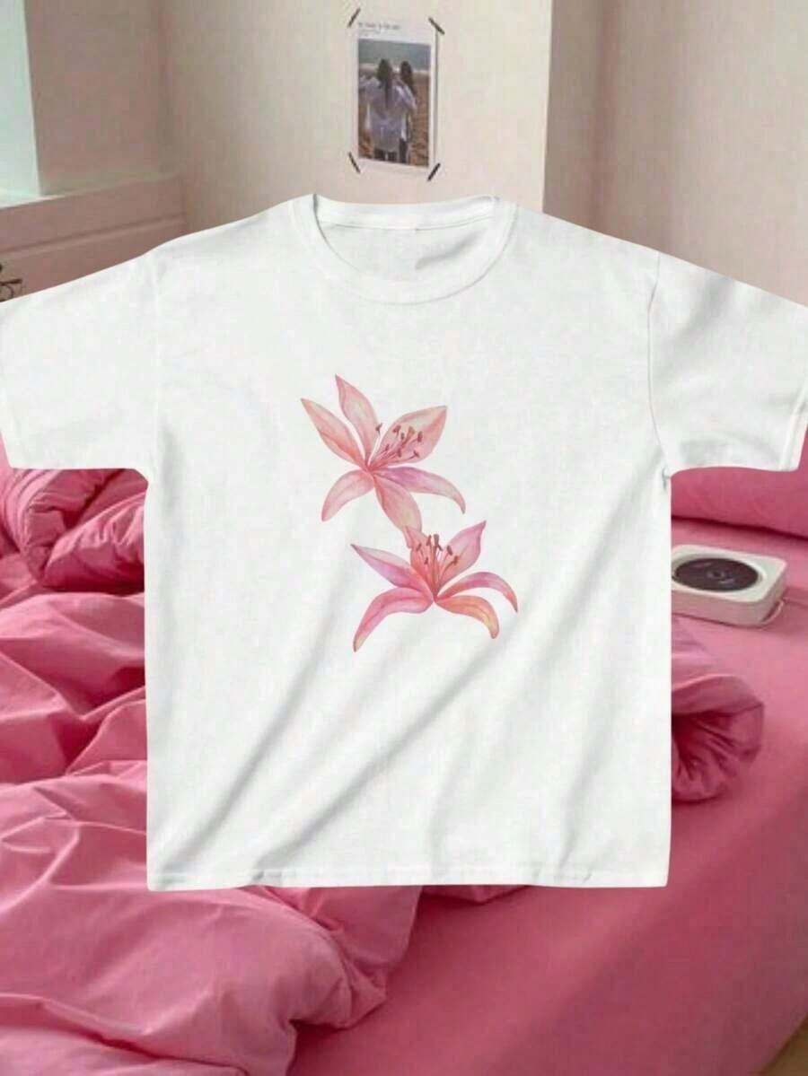 Women's Casual Printed T-Shirt 2026, Havana Social Club T-Shirt, Loose Fit Short Sleeve T-Shirt, Vintage Boho Style, Cute And Stylish Graphic T-Shirts For Vacation, Retro Summer Tops, Cute Summer Tops, Suitable For Country Concerts - 白色 3 - 查看 1