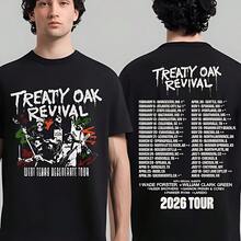 Treaty Oak Revival 2026 Tour Merch T-Shirt - Black - View 1
