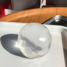 1個椰子油擠壓紓壓玩具球，柔軟透明，創意禮物，紓壓玩具 - 彩色 - 查看 4