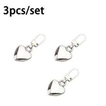 3Pcs Heart-Shaped Zipper Pulls, Universal Zipper Replacement Sliders Suitable For Jackets, Backpacks, Handbags, (Multi-Color Options) - Multiple Styles - View 17