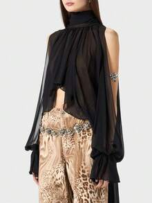 Women Blouses & Shirts - Black - View 1