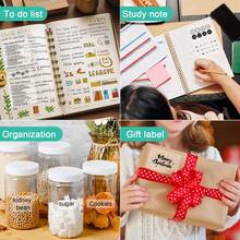 Transparent Self-Adhesive Thermal Sticker Paper – Clear Label Paper For Mini Pocket Printers, Perfect For Bullet Journals, Scrapbooking, Planner Decoration, DIY Projects & Home Organization - View 9