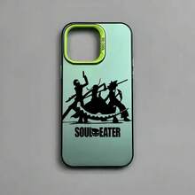 Cool Fishion S-Soul Eater Phone Case For IPhone 17 16 15 14 13 12 11 Pro Max Air, Multicolor, Matte, Metallic, With Aurora Laser Effect - z8 - 查看 1