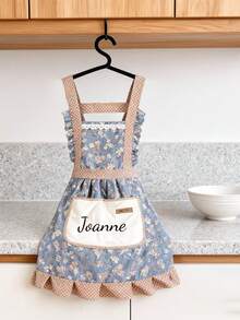 20 piezas/10 piezas/5 piezas/1 pieza Vestido de princesa lindo, delantal colorido, delantal con bolsillo espacioso y ropa adecuada para hornear en cafeterías o cocinar en la cocina - Multicolor - Ver 2