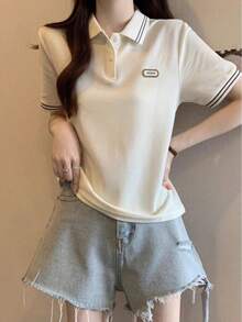 Women Tops - Apricot - View 4