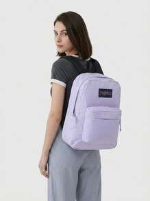 JanSport Outdoor Sports Bags Zippered Spacious Premium Commuting Daily Weekend Blue EK0A5BAG-W301 - Pastel Liliac - View 1