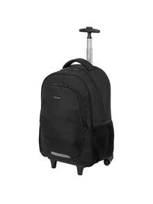 Backpack With Wheels Notebook Sestini Conect Black Polyester - Negro - Ver 5