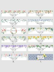 UNICCUT 30pcs Customized Labels - Personalized Bottle Stickers, Customizable Name & Text Stickers, Suitable For Birthday, Baptism, Wedding Decoration - Multicolor - View 4
