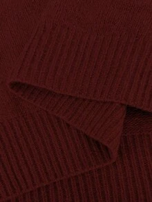 Chaleco de mujer elegante y minimalista, de estilo francés, versátil y elegante - Burdeos - Ver 7