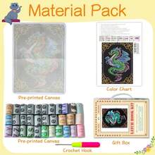 YOOTOM Hook Rug Kits Adult, Rug Crochet Making Kits With Pre-Printed Canvas And Hook And Enough Yarn, 20x15in - Tiger - View 6