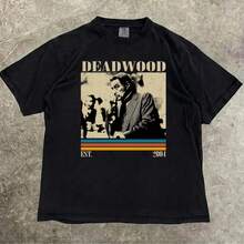 Deadwood TV Series Shirt - Co Mfort Colors Vintage Tee - Black - View 1