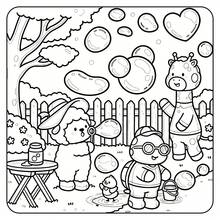 SANRIO GDTME Cute & Cozy Simple Coloring Book: Relaxing Warm Animal Scenes, Suitable For Adults And Teens - Coloring Book - View 5