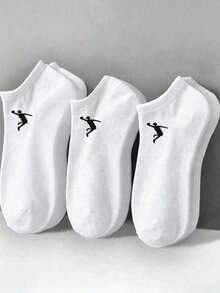 1/9/15/30 Pairs Unisex Basketball Pattern Invisible Socks, Soft & Breathable, Moisture-Wicking, Suitable For Various Occasions Like Sports, Casual, Business, All Seasons - Multicolor - View 2