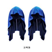 2 Buah Handuk Hoodie Pendingin Penyerap Cepat Kering untuk Leher dan Wajah, Handuk Pendingin, Syal Pelindung UV untuk Berkemah, Bersepeda, Lari, Cuaca Panas - MultiWarna - View 14