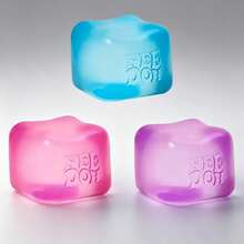 Đồ chơi bóp giảm căng thẳng Schylling Need Nice Oh Cube dành cho thanh thiếu niên và người lớn, hình vuông, quà tặng sinh nhật/ngày lễ (không có bao bì) - Nhiều màu - Xem 1