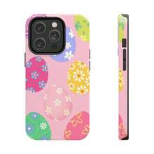 Funda de teléfono con diseño de huevo de Pascua lindo en estilo primaveral - Diseño floral pastel, accesorio primaveral divertido y festivo, regalo perfecto de Pascua - Blanco - Ver 5