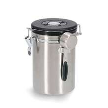 Lata de café con cuchara 1700 ml acero inoxidable/plástico - Ver 3