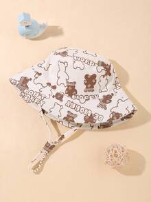 1 Piece Of Solid Color Fashion Baby Bucket Hat Girls Boys Cute Casual Bucket Hat Adjustable Girls Boys Daily Casual Party Bucket Hat 0-12Y - Multicolor - View 6