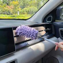 1pc Extendable Microfiber Car Duster Brush, Super Soft Cleaning Tool For Auto Interior & Home Use - A - View 6