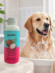 1 buah Produk Perawatan Hewan Peliharaan: Sampo dan Sabun Mandi - Membersihkan, Wangi Tahan Lama, Menghilangkan Bau untuk Kucing & Anjing. Formula Tidak Iritasi. - View 1