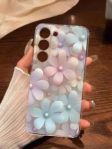 1 Piece Soft Phone Case With Fashionable Tulip Flower Design, Compatible With Huawei, Honor, Galaxy, 12T, 13T - 透明 4 - 查看 7
