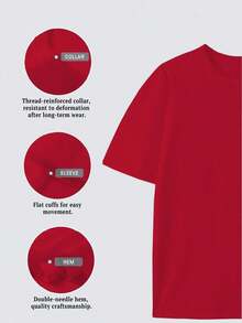 Women T-Shirts - Red - View 4