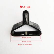 Individual Loose Parts For Water Drop Reel Modification: Ceramic T-Shaped Outlet For STEEZ Full Series, Spider, Zilong, Alpha - Black - View 3