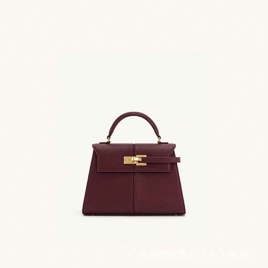 Women's Handbag, Shoulder Bag, Crossbody Bag For Commuters - 酒紅色 - 查看 1