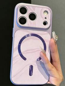 1個水波紋磁吸環手機殼，適用於Apple 17 Pro Max、16 Pro、15、14 Pro Max、13 Pro，超薄高級保護殼 - 彩色 - 查看 5