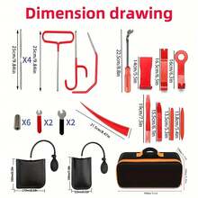 29pcs Emergency Auto Tool Window-Car Door Lock/Unlock Universal Repair Tool Kits - GQGJ-009 - View 7