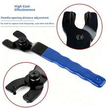 Llave de tuerca ajustable y bloqueante SEWA20 mejorada, adecuada para herramientas eléctricas como amoladora angular - Rango aplicable de 0,5 a 1,25 pulgadas, longitud de 7,45 pulgadas x ancho de 1,5 pulgadas (1/2 juego) - llave de tuercas - Ver 3