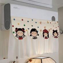 No-Installation Air Conditioner Deflector Panel, Anti-Direct Blow AC Wind Shield For Home, Bedroom, School - A - View 3