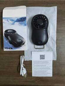 Ventilador eléctrico ultra compacto de 3.8 pulgadas, ventilador portátil de bolsillo para viajes al aire libre, con batería integrada de gran capacidad de 900mAh para un funcionamiento duradero, motor sin escobillas de alta potencia que proporciona un flujo de aire fuerte, ventilador de enfriamiento personal adecuado para ir al trabajo, acampar, oficina y uso al aire libre en verano - multicolor - Ver 13