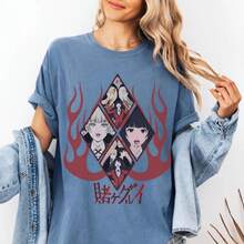 Camiseta de algodón puro Seven Times Six para mujer, con logo de Hawkins High School, manga corta y cuello redondo, regalo perfecto para Acción de Gracias, Navidad y Año Nuevo. Camiseta de culturismo con corazón y eslogan, estilo novio, ropa informal, adecuada para todas las estaciones. Camiseta gráfica para hombre, tops unisex, blusas para hombre. - Vitt - Visa 3