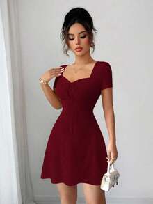 Women Midi Dresses - 波爾多 - 查看 6