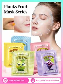SADOER 8/4/1pcs Kojic Acid Whitening Facial Mask, Contains Kojic Acid And Niacinamide, Brightens Skin Tone, Fades Spots, Deeply Hydrates, Improves Dryness, Roughness And Dullness. Perfect Skincare Gift For Holidays. - Hyaluronic Acid - View 2