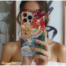 24h Shipping From DE Apple 17 16e 15Magsafe Mosaic Phone Case,Vintage Mosaic Art, Festival Phone Case,  16 15 14 13 12 11 Pro Max 8 Plus XSamsung 23 24 25 26 - Frosted Texture - View 10