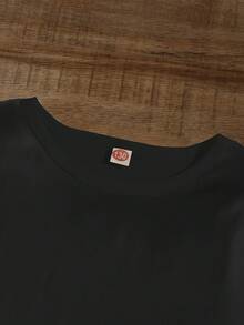 Christmas T-Shirt For Boys - Short-Sleeved Christmas-Themed T-Shirt For Boys - Modern Print Of Cars And Christmas Trees - Perfect For Everyday Wear And Outdoor Activities - 黑色 - 查看 3