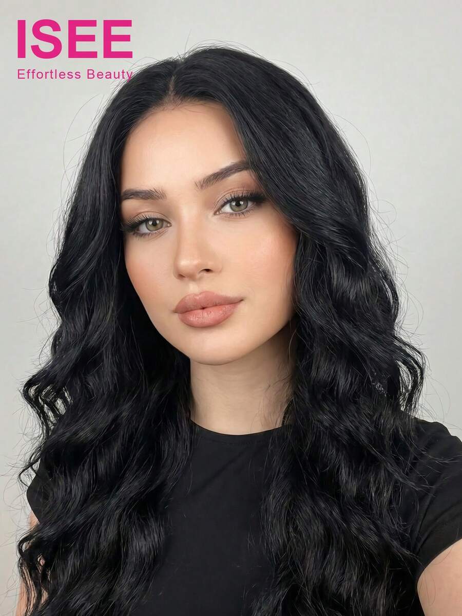 ISEE HAIR Wear Go 無膠身體波浪 HD 7*5 蕾絲假髮 180% 密度 8-14 吋波波頭 16-30 吋常規長度 自然色 預剪蕾絲 預拔髮際線 預漂髮結 真人髮 女用日常款 - SNatural - 查看 1